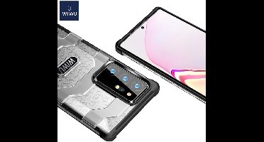 WiWu - Hoesje geschikt voor Samsung Galaxy Note 20 Ultra -Voyager Case - Schokbestendige Back Cover - Zwart