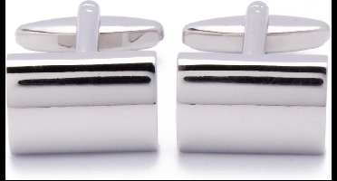 Manchetknopen - Design Halfrond Zilver