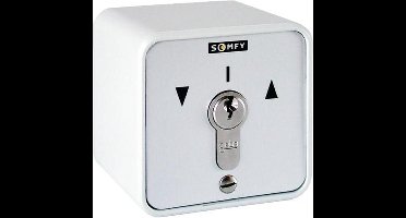 Somfy Opbouw Sleutelschakelaar Robuuste opbouw sleutelschakelaar voor het bedienen van rolluiken of garagedeuren. Specificaties: • Merkproduct van Somfy • Opbouw • Spatwaterdicht • Beschermingsklasse IP 54