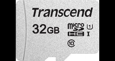 Transcend Premium 300S microSDHC-kaart 32 GB Class 10, UHS-I, UHS-Class 1