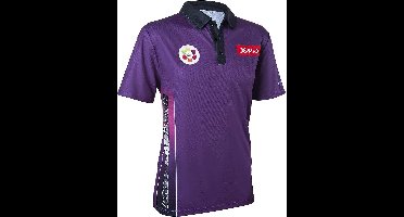 XQmax Darts Andy Hamilton replica wedstrijdshirt paars XL QD9200350