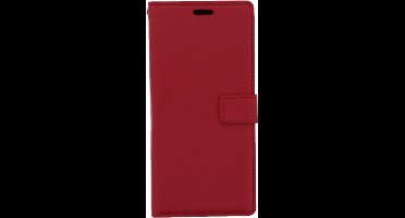 LuxeBass Telefoon Wallet Bookcase voor Sony Xperia 5 III ? Portemonnee telefoonhoesje voor Bankpassen ? Hoesje voor Sony Xperia 5 III ? Kunstleer ? Siliconen Houder ? Magnetische sluiten- Rood - bookcase - boekhoesje - book case - boek hoesje