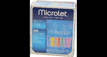 Microlet Lancetten - Diversen kleuren  200 St