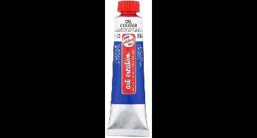 Olieverf ultramarijn 40ml tube voor kinderen schilderen creatief.
