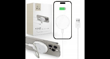 TECH-PROTECT - QI15W-A33 - MAGNETISCHE MAGSAFE DRAADLOZE OPLADER WIT