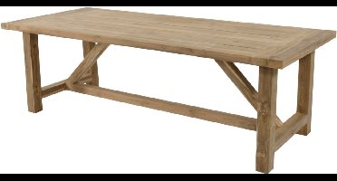 Les - Tuintafel Castle recycled teak 240x100 cm - naturel