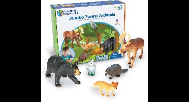 Learning resources Jumbo bosdieren - Realistische speelset met 5 dieren