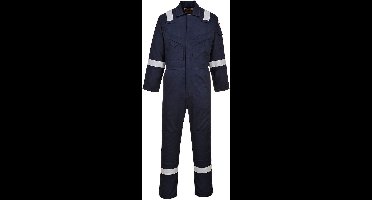 Portwest Super Lichtgewicht Antistatische Overall 210gm FR21 - Marine Lang - M