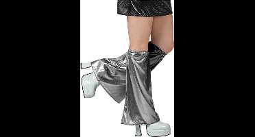 ATOSA - Zilverkleurige disco beenwarmers