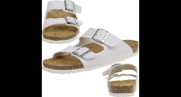 Rohde damessandaal muiltjes met twee bandjes 5631 wit