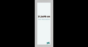 Your Decoration - Fotolijst 37,5x98 cm - MDF - Wit Houtnerf - Como