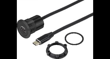 TRU COMPONENTS TC-9534348 USB-inbouwbussen Bus, inbouw Paneeldikte: 1-10 mm Inhoud: 1 stuk(s)