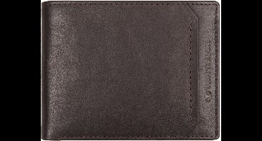 TOM TAILOR Portemonnee Sam Horizontal Wallet Dark Brown Donkerbruin
