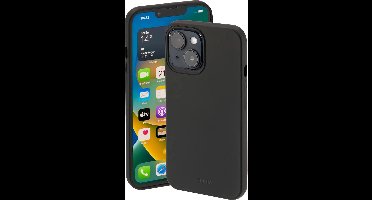 Hama Finest Feel Cover Hoesje geschikt voor iPhone 14 Plus - Zijdezacht afwerking - Krasbestendig - Zwart