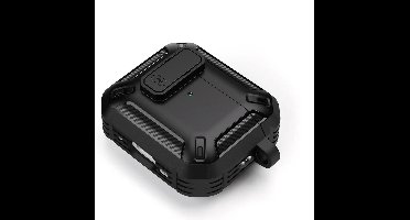 ShieldCase Rugged TPU Hoesje Geschikt voor Airpods 4 - Siliconen Rugged TPU Case voor Apple Airpods 4 Case Hoesje - Zwart