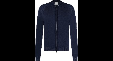 Blue Industry vest met rits blauw
