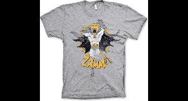 Batman Zamm! T-Shirt Heather-Grey-L