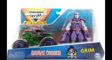 Monster Jam 1:64 Die Cast + Creature Figure Set WILLEKEURIG VERZONDEN