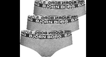 Björn Borg - Dames - Hipster Cheeky 3-Pack - Grijs - Maat L