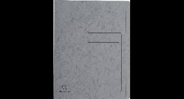 Exacompta 25x Snelhechtmap in glanskarton 355g - A4 - Grijs - 39989E