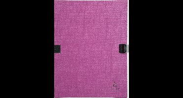 Exacompta 10x N'CLIP® Map uitrekbare rug en klep - Purper - 21516E