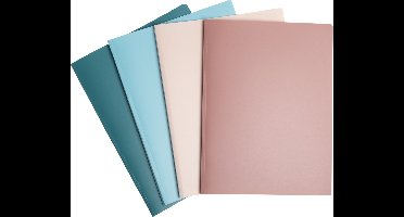 Exacompta 20x Showmap in halfharde gerecyclede PP met 20 tassen Skandi - Geassorteerd - 86270E