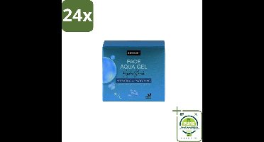 Sence – Dagcrème – Aqua Gel Hydro Shock 2-in-1 – 50 ml - Voordeelverpakking - 24 stuks - Hyaluronzuur serum - Hydratatie serum