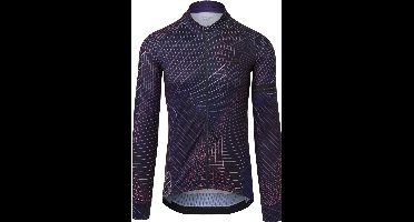 AGU Nocturnal Lines Fietsshirt Lange Mouwen Performance Heren - Purple Velvet - L