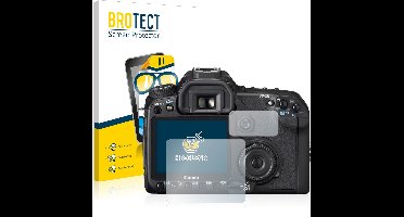 BROTECT - Screenprotector voor Canon EOS 40D - Folie Beschermfolie transparant 2 Stuks
