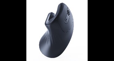 Gembird MUSW-ERGO-03 Draadloze Ergonomische muis Space Grey - draadloos - 6 knoppen - 800/1200/1600 DPI