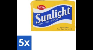 Sunlight – Huishoudzeep – Klassiek – 150 g - Bulkverpakking - 5 stuks