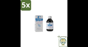 5 x Curasept Mondspoeling ADS DNA 212 0,12% CHX 200 ml - Grootverpakking - Mondspoeling - Chloorhexidine - Tandvlees - Tandplak - Mondhygiëne