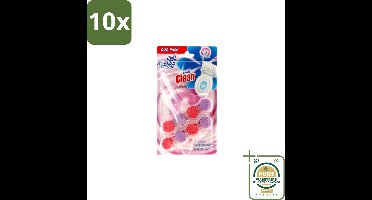 10 x At Home – Toiletblok – Lavendel – 2-delig - Grootverpakking - Toiletblok Lavendel - Reiniging Toilet - Schuimend Toilet - Kalkaanslag Toilet - Vuil Toilet