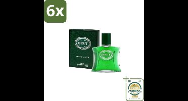 Brut 33 Aftershave 100 ml - Voordeelverpakking - 6 stuks - Klassieke geur - Scheren