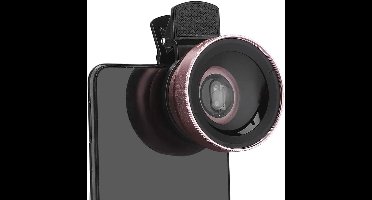 Supergroothoek- en Macrolens voor Smartphone en Tablet, Professionele Telefoonlens met 0,45x Vergroting