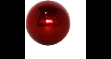 Buitengewoon de boet - Deco Heksenbol Rood Glans Roestvrij Staal 20...