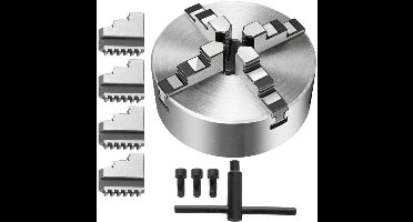 Bankschroef - Draaibankhouder - Machineklem - Handmatig zelfcentrerend - Omkeerbaar - K11-100 3-klauw - Slijpen, frezen, boren, machine