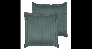 De Witte Lietaer Kussensloop Zygo Atlantic - 63 x 63 cm - Groen - Katoen Satijn