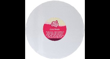 FunCakes Cake Drum Rond Wit Ø25cm 20mm
