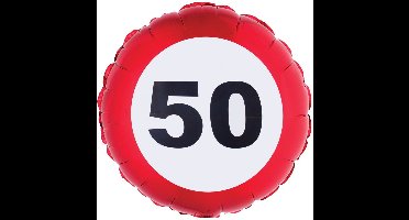 Folie ballon leeftijd 50