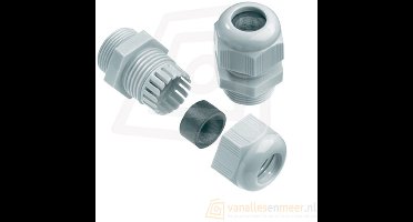 Wartel PG7 Wit 50 stuks Kabelwartel IP68 voor Kabeldoorvoer 3 tot 6,5 mm