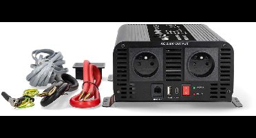 Nedis Omvormer 2000W - Zuivere Sinusgolf - 12V/230V - Afstandsbediening