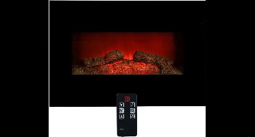 Core® Sfeerhaard elektrisch - Sfeerhaarden -Sfeerhaard met Schouw- Zwart- ‎66cm x 13cm x 46cm