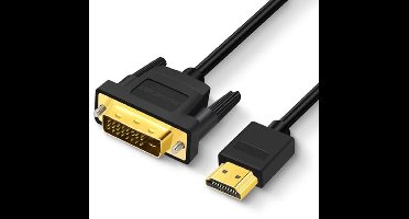 HDMI naar DVI Kabel - Hoge Snelheid 1080P - Bidirectioneel - Voor Projectoren, Laptops, TV's, en PC's (1 m)