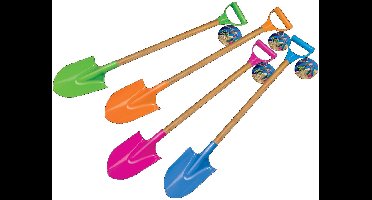 HOT Sports + Toys schep kunststof 69 cm met houten steel speelgoed.