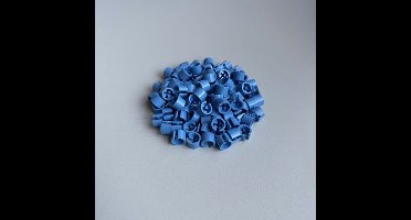 Minimarker onbedrukt licht blauw 100stuk