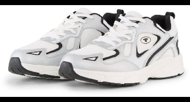 Tom Tailor - Sneakers met colourblocking - Maat 45 - white-silver