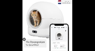 Hombli - Slimme Kattenbak - Ingebouwde Camera - Zelfreinigend