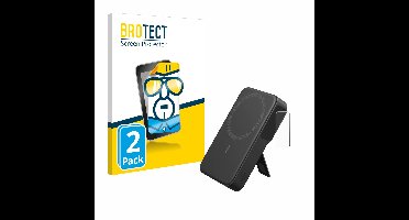 BROTECT - Screenprotector voor Anker MagGo - Folie Beschermfolie transparant 2 Stuks
