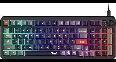 MSI FORGE GK110 - Gaming Keyboard - RGB verlichtingseffecten